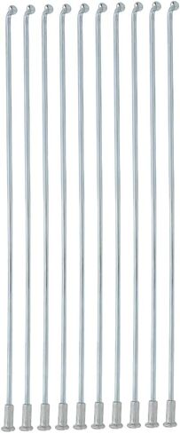 36 Pcs 14G Bike Spokes, 310mm Steel Bicycle Spokes with Nipples for Mountain, Road, and Tricycle Wheel Replacement, Silver Tone Accessories in Kuwait