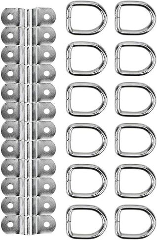 Aramox D Ring Anchor Hooks, 1200LB Heavy Duty Lashing Rings for Trailers Trucks RVs Campers ATVs in Saudi Arabia