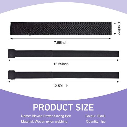 Bicycle Carrying Strap, Heavy Duty Nylon Mountain Bike Hand Strap, 7.48" Frame Handle Carrying Lifter, Portable and Labor-Saving Outdoor Carry Accessories for Mountain Road Bike (Black) in Saudi Arabia