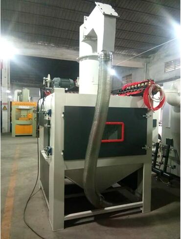 Rotary Table Sandblasting Machine Automatic Abrasive Finishing Equipment for Hardware Components Cast Parts and Batch Processing Operations in Saudi Arabia