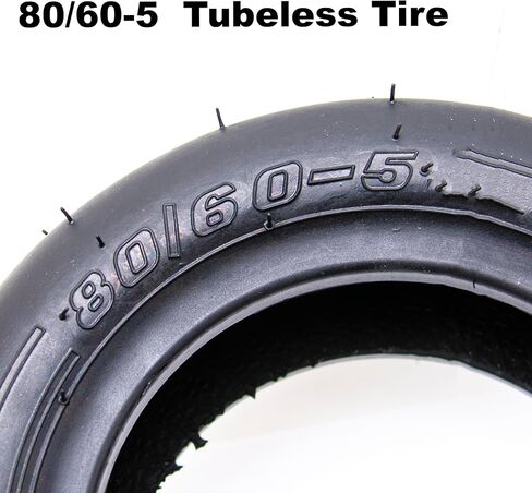 2 قطعة 80/60-5 إطارات دون أنابيب الإطارات لايحتاج ل GO-KART الذهاب كارت سباق كهربائي سيارة صغيرة استبدال عجلة لا أنبوب سميكة المطاط الإطارات ريم in Kuwait