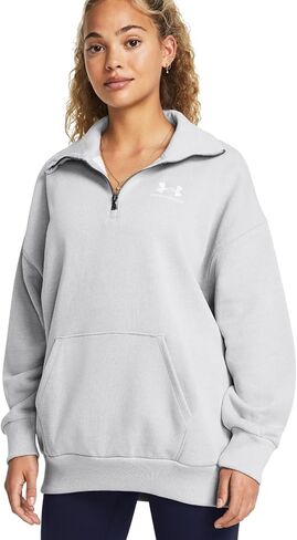 سحاب تيري ثقيل الوزن للنساء من Under Armour UA مقاس كبير 1/4 in Kuwait