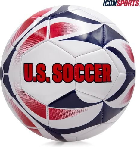 Icon Sports Officially Licensed U.S. Soccer Federation USMNT Soccer Ball Size 5 - American Spirit in Kuwait