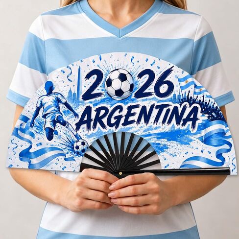 2026 كأس العالم لكرة القدم مروحة اليد قابلة للطي - مراوح كأس العالم لكرة القدم القابلة للطي ليوم لعبة كرة القدم، والأحداث الرياضية، والحفلات الخارجية، وأساسيات يوم لعبة كرة القدم لعشاق كرة القدم in Kuwait