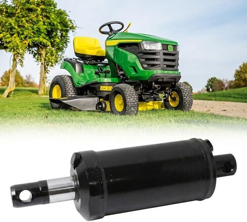 AM121141 AM147175 أسطوانة الرفع الهيدروليكية متوافقة مع John Deere 415 425 445 455 جزازة العشب، استبدال فولاذي دقيق لدعم رفع سطح جرار الحديقة in Kuwait