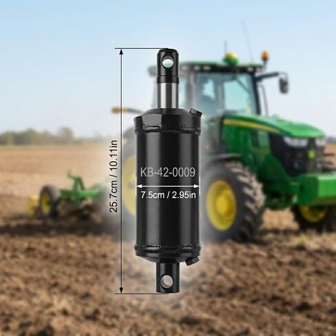 AM121141 AM147175 أسطوانة الرفع الهيدروليكية متوافقة مع John Deere 415 425 445 455 جزازة العشب، استبدال فولاذي دقيق لدعم رفع سطح جرار الحديقة in Kuwait