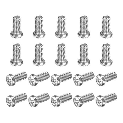 MECCANIXITY M3.5x6-0.6mm براغي آلة رأس المقلاة، براغي آلة محرك فيليبس مترية لأجهزة الكمبيوتر وكاميرا الكمبيوتر والأجهزة الإلكترونية، خيط كامل من الفولاذ الكربوني، 100 قطعة in Kuwait