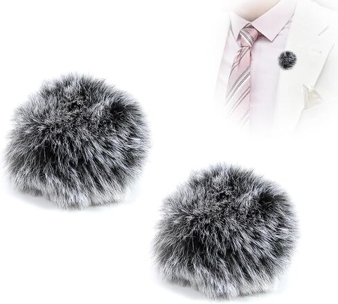 2PCS Wireless Microphone Deadcat Furry Cover for Hollyland M2, Microphone Windscreen,Blocks Wind Noise for Clear Audio,Ideal for Content Creators,Vloggers, Filmmakers & Musicians Recording Outdoors in Kuwait