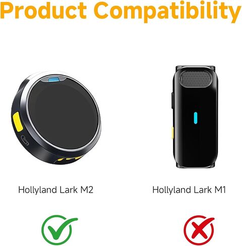 2PCS Wireless Microphone Deadcat Furry Cover for Hollyland M2, Microphone Windscreen,Blocks Wind Noise for Clear Audio,Ideal for Content Creators,Vloggers, Filmmakers & Musicians Recording Outdoors in Kuwait