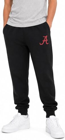 Outerstuff NCAA Teams Youth Boys Black Fleece Jogger Sweatpants (8-20) in Kuwait