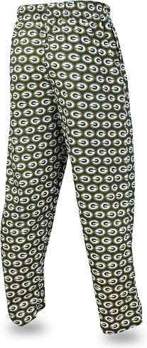 Zubaz Men's NFL All-Over Logo Comfy Pant, Green Bay Packers, X-Large in Kuwait