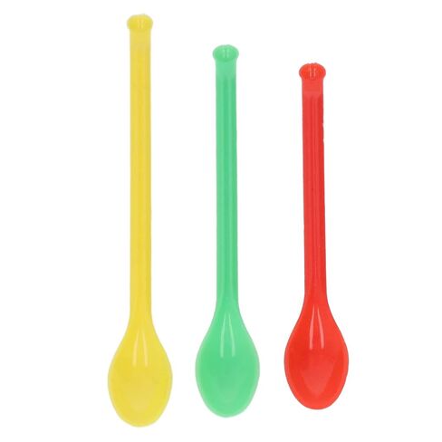 ViaGasaFamido Laboratory Spoon Plastic Double Ended Sampling Scoop 20 Sets ABS Measuring Tool in Green Red Yellow for Lab Sampling Powder Transfer and Mixing Use in Kuwait