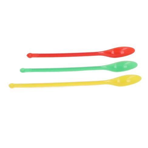 ViaGasaFamido Laboratory Spoon Plastic Double Ended Sampling Scoop 20 Sets ABS Measuring Tool in Green Red Yellow for Lab Sampling Powder Transfer and Mixing Use in Kuwait