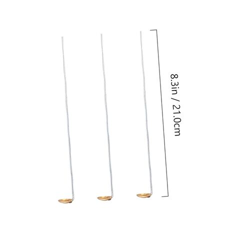 PRETYZOOM 15Pcs Copper Combustion Spoons Lab Tools for Burning Tests Ergonomic Long Handle Design in Kuwait
