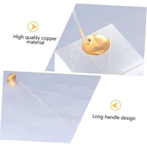 PRETYZOOM 15Pcs Copper Combustion Spoons Lab Tools for Burning Tests Ergonomic Long Handle Design in Kuwait