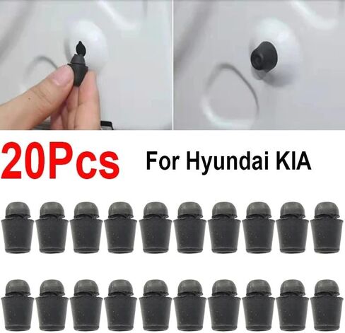 20Pcs For For Hyundai For KIA For Ceed K2 K3 Car Bumper Door Overfilling Glue Vehicles 8219128010 Rubber Stopper 14mm in Kuwait