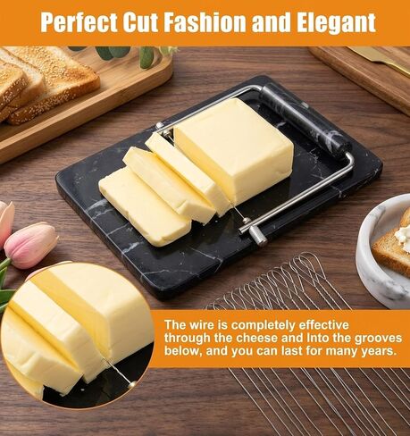10 Pcs Cheese Cutting Wire Replacement, Stainless Steel Cheese Cutter Wires, Pointed Replacement Strings for Handheld Cheese Slicers, Board Cheese Cutters and Kitchen Dairy Tools in Kuwait