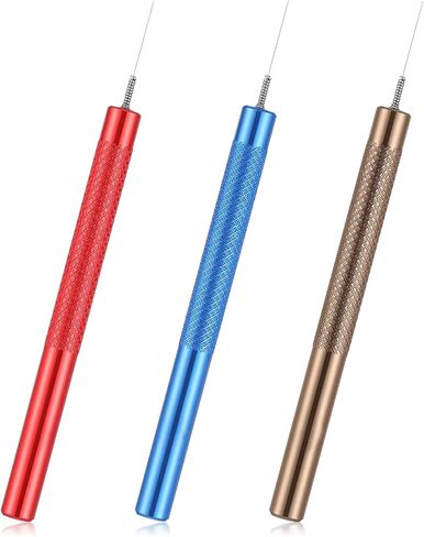 3 PCS Precision Glue Applicator Mini Metal Glue Applicator Needle for Adhesive Dispensing Stainless Steel Professional Pin Needle Miniature Detail Tool for Model Building No Reservoir in Kuwait