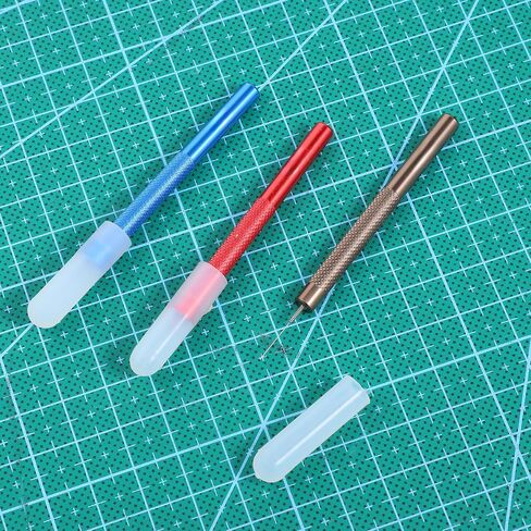 3 PCS Precision Glue Applicator Mini Metal Glue Applicator Needle for Adhesive Dispensing Stainless Steel Professional Pin Needle Miniature Detail Tool for Model Building No Reservoir in Kuwait