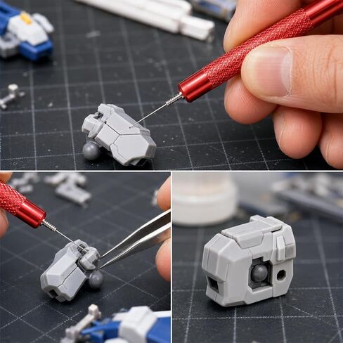 3 PCS Precision Glue Applicator Mini Metal Glue Applicator Needle for Adhesive Dispensing Stainless Steel Professional Pin Needle Miniature Detail Tool for Model Building No Reservoir in Kuwait