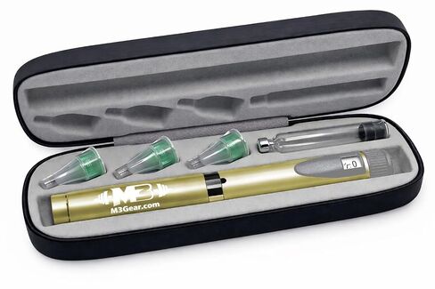 M3Gear - Metal Reusable Peptide Injection Pen - 6 Piece Kit - (Gold) in Saudi Arabia