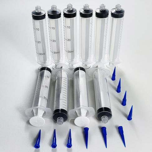 Glue Syringes 10 Pcs, 1 fl oz (30mL) | Perfect for Arts, Crafts & DIY Projects in Kuwait