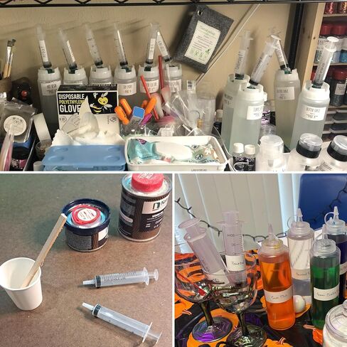 Glue Syringes 10 Pcs, 1 fl oz (30mL) | Perfect for Arts, Crafts & DIY Projects in Kuwait