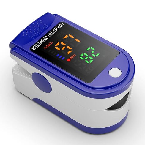 Fingertip Pulse Oximeter Blood Oxygen Saturation Monitor with OLED Screen Included Lanyard in Kuwait