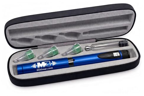 M3Gear - Metal Reusable Peptide Injection Pen - 6 Piece Kit - (Gold) in Saudi Arabia