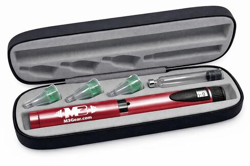 M3Gear - Metal Reusable Peptide Injection Pen - 6 Piece Kit - (Gold) in Saudi Arabia