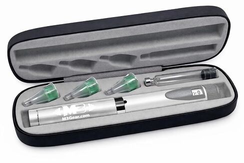 M3Gear - Metal Reusable Peptide Injection Pen - 6 Piece Kit - (Gold) in Saudi Arabia