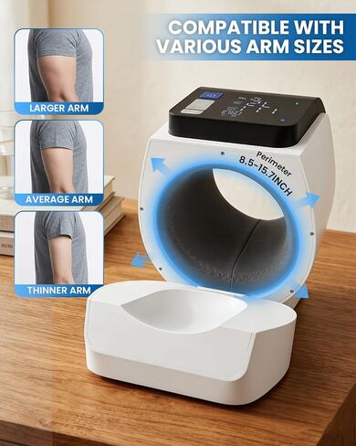 Saker Blood Pressure Monitor Upper Arm, Automatic BP Monitor for Home Use, No-Wrap Auto-Fit Design, Fits 8.5"–15.7", Large Display, 4 Users with 199 Readings Each, One-Touch (U90B) in Kuwait