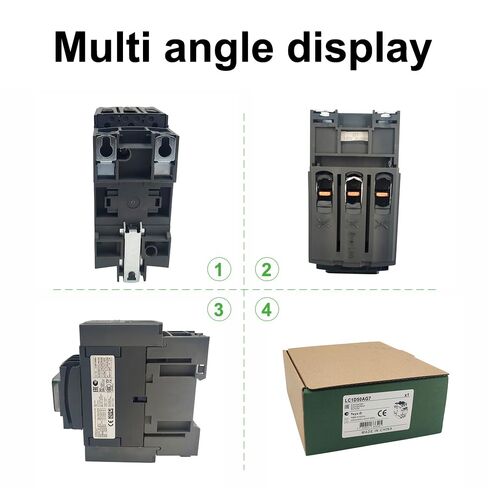 LC1D50AG7 Non-Reversing Contactor 50A 3-Pole 120VAC Coil 1NO 1NC 50/60Hz in Kuwait