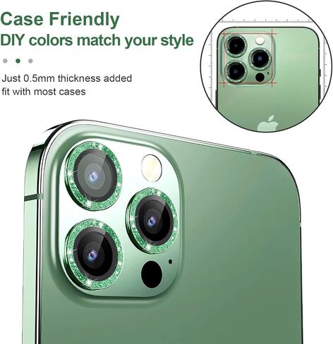 Jeluse متوافق مع واقي عدسة الكاميرا iPhone 17 Pro، التصاق قوي وتغطية كاملة من سبائك الألومنيوم المعدنية فائقة الوضوح وواقي شاشة الكاميرا من الزجاج المقوى in Kuwait