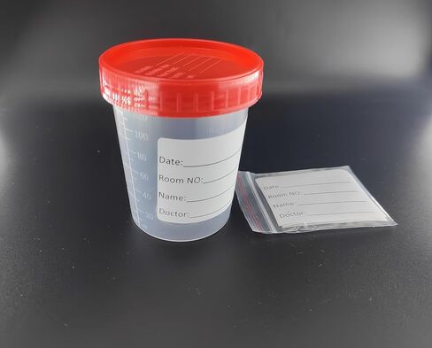 20Pcs 4oz/120ml Disposable Specimen Cups,Each Disposable Specimen Cup has a Tight-Fitting Screw Cap,Used to Collect Liquid, Solid or Powder specimens. in Kuwait