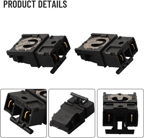 FABULETTA كهربائي لمفتاح ترموستات الغلاية TM-XD-3 13A 250V تحكم تلقائي سريع في إيقاف التشغيل لإصلاح أجهزة المطبخ، قطع غيار من البلاستيك الأسود والنحاس قطعتان in Kuwait