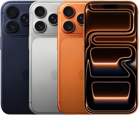 Apple iPhone 17 Pro Max، الإصدار الأمريكي، 256 جيجابايت، شريحة eSIM، أزرق غامق - مفتوح (تم تجديد Premium) in Kuwait