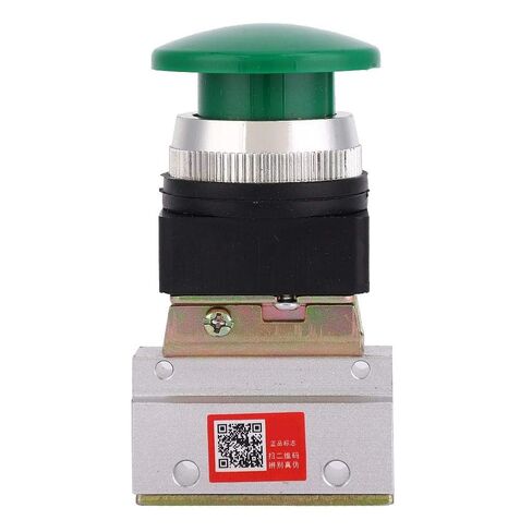2 Position 3 Way Pneumatic Mechanical Valve Push Button Switch G1/8 MOV-03A for Mechanical Equipment, Textile Equipment, Medical Device, Food Processing, Etc. in Kuwait