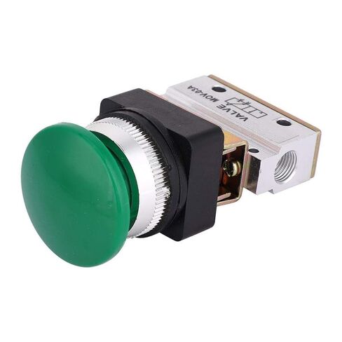 2 Position 3 Way Pneumatic Mechanical Valve Push Button Switch G1/8 MOV-03A for Mechanical Equipment, Textile Equipment, Medical Device, Food Processing, Etc. in Kuwait