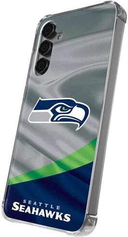 حافظة هاتف Skinit الشفافة متوافقة مع هاتف Galaxy S24 Plus - تصميم مرخص رسميًا من NFL Seattle Seahawks in Kuwait