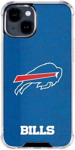حافظة هاتف Skinit الشفافة متوافقة مع iPhone 14 - تصميم مرخص رسميًا من NFL Buffalo Bills in Kuwait