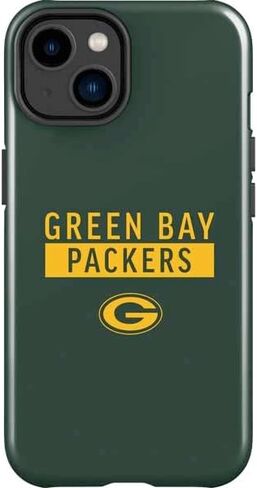 حافظة هاتف Skinit Impact متوافقة مع iPhone 15 Plus - تصميم مموه مرخص رسميًا من NFL Green Bay Packers in Kuwait