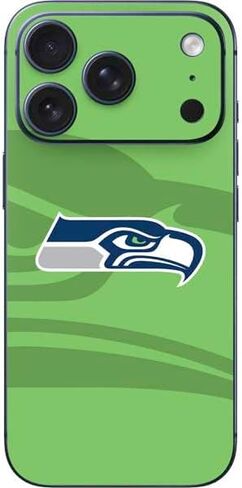 Skinit Decal Phone Skin Compatible with iPhone 17 Pro Max - Officially Licensed NFL Seattle Seahawks Zone Block Design in Kuwait