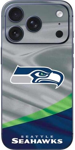 Skinit Decal Phone Skin Compatible with iPhone 17 Pro Max - Officially Licensed NFL Seattle Seahawks Zone Block Design in Kuwait