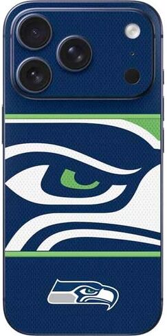 Skinit Decal Phone Skin Compatible with iPhone 17 Pro Max - Officially Licensed NFL Seattle Seahawks Zone Block Design in Kuwait
