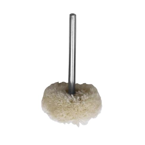 10PCS Wool Wheel Polishing Head with 3mm Shank for Buffing Polishing Jewelry Metals Rotary Tool Accessories in Kuwait