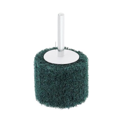 6MM Flap Fiber Grinding Head Wheel Abrasive Brush Drill Scouring Pad Nylon Polishing Grind Head Tool for Metal Clean(Light Grey) in Saudi Arabia
