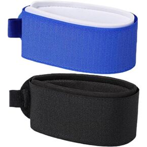 2PCS Adjustable Carrier Strap Ski Wraps, Pole CarrierSki Wrap Strap, Sturdy Adjustable Ski Wraps Ties, Lightweight Skis Fastener Straps with EVA Protective Pads, Outdoor Skis Accessories in Kuwait
