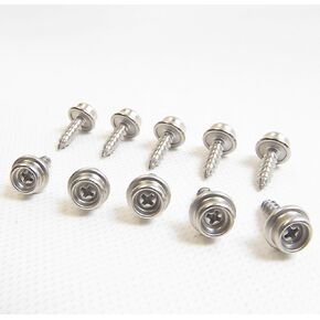 Snap Screw Stud #10 Oversize 5/8" Stainless Steel Screw - Shipped from The USA! in Saudi Arabia