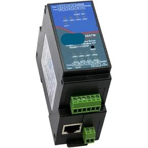 5807M 8 منافذ RS485 إلى إيثرنت IP Modbus RTU إلى MQTT JSON حساب محول الوحدة الصناعية للسكك الحديدية Din in Kuwait